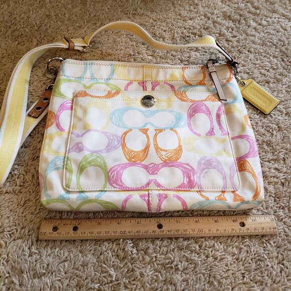 Coach Scribble Multicolor Crossbody Bag - Picture 7 of 7